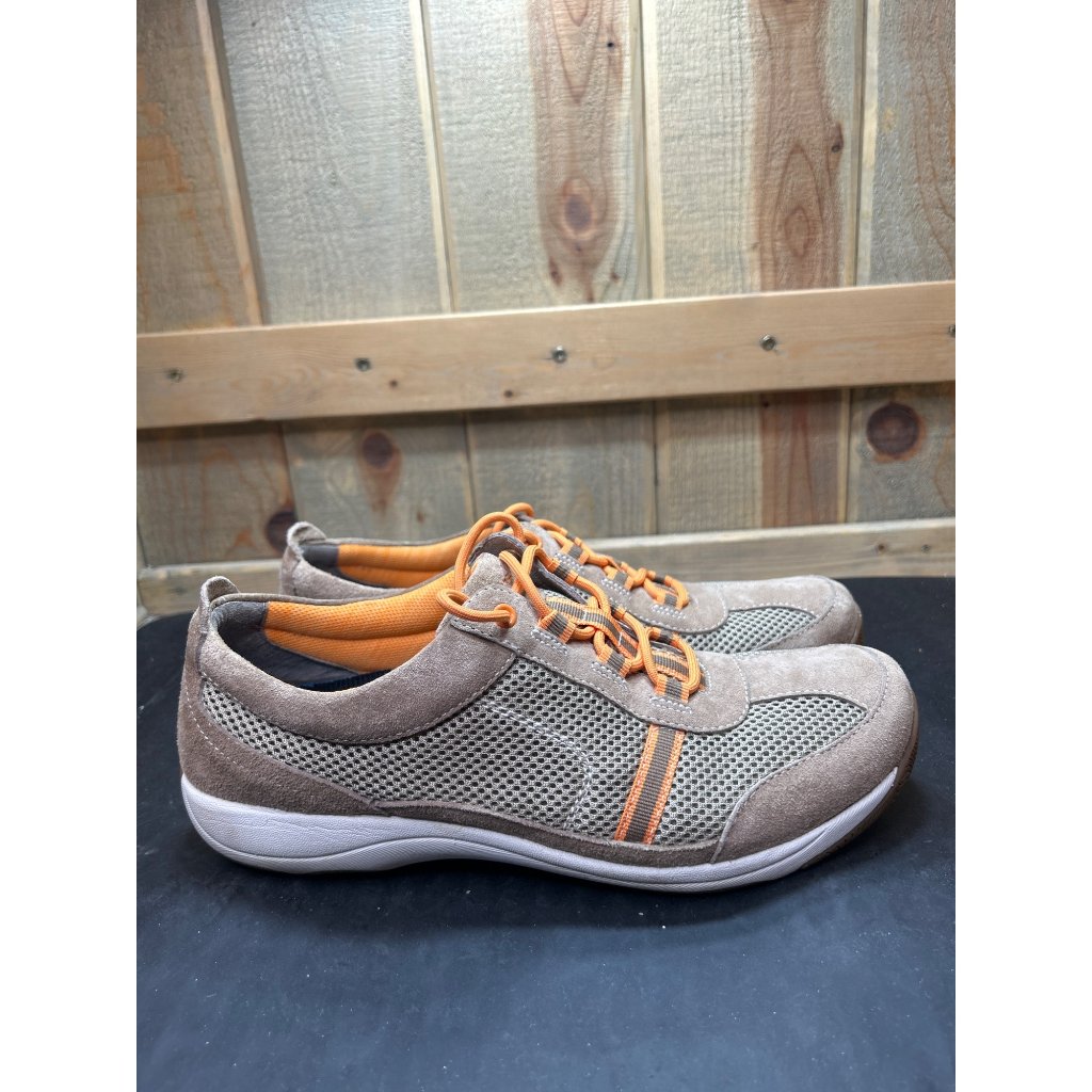 Dansko Womens Athletic Shoes Us 11-11.5 Eu41 Mesh & Suede Orange/Brown